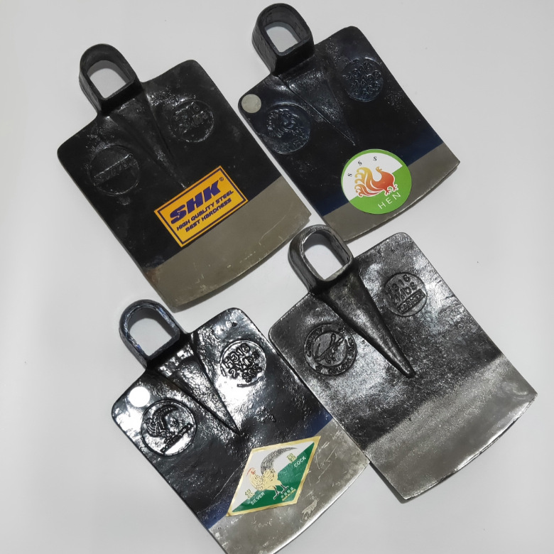 鸿达钢锄生产厂家 农用挖掘 轨道钢锻压出口印尼 H316 1kg锄头HOE