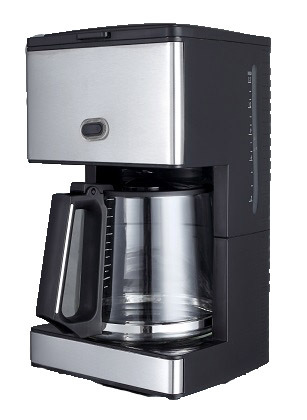1.8l cm6626 goteo automático máquina de café hogar 10-15 taza Acero inoxidable cafetera americana