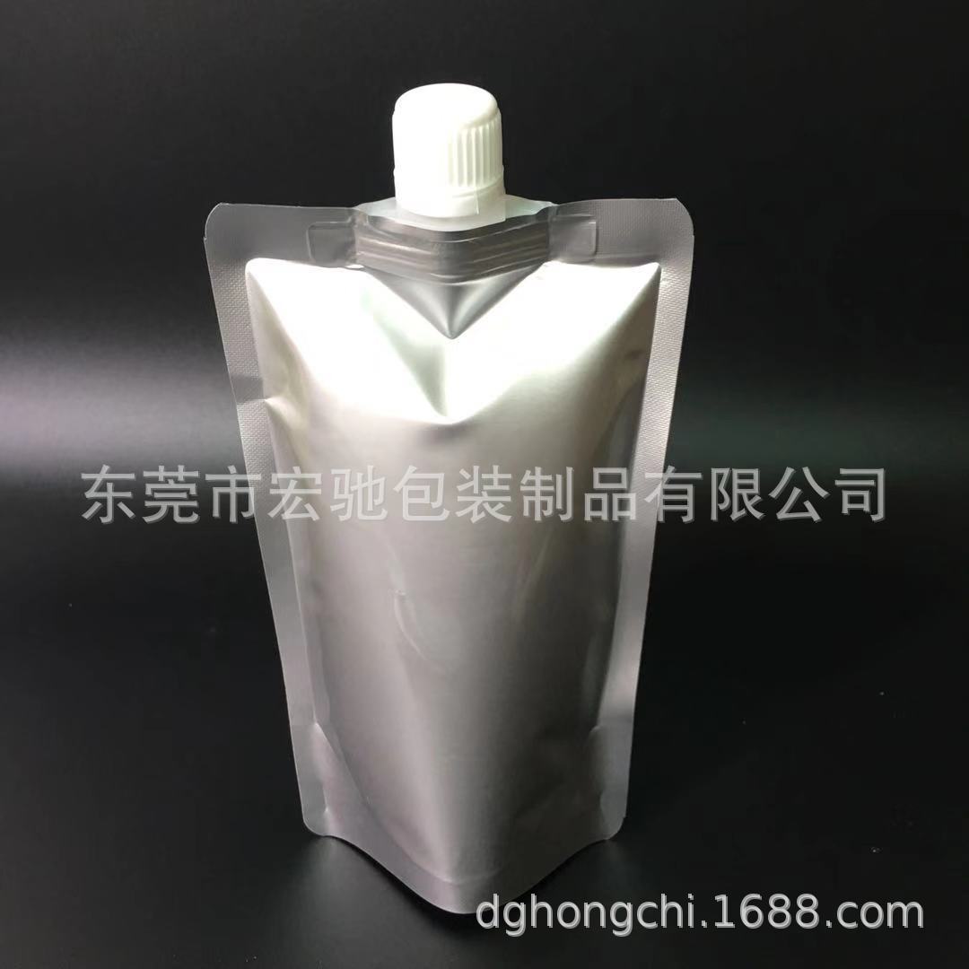 通用500ML/1000ML液体吸嘴铝箔袋 果汁饮料吸嘴袋 化妆品包装袋