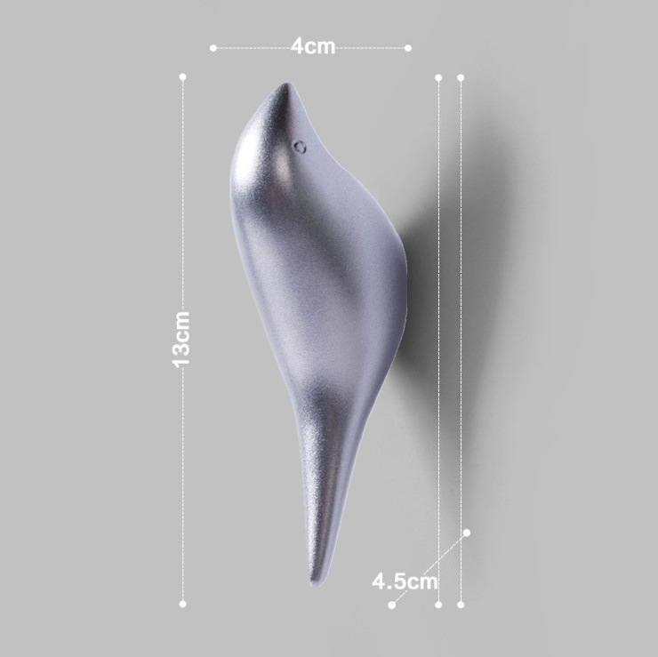 Venta al por mayor transfronteriza de la pared del hogar Decoración de aves gancho de animales decoración de la pared detrás de la puerta percha gancho de ropa de abrigo tridimensional