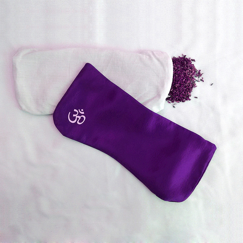 Yoga Eye Pillow for Relaxation and Rest, Pressure Eye Mask, Lavender and Cassia Seed Eye Mask, Iyengar Rest Technique Aid Yoga Eye Pillow for Relaxation and Rest, Pressure Eye Mask, Lavender and Cassia Seed Eye Mask, Iyengar Rest Technique Aid