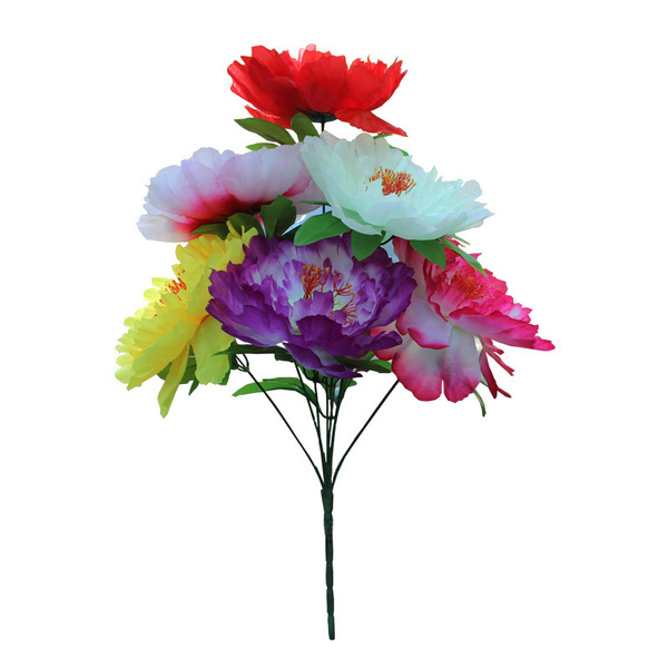 Simulation peony bouquet 7 heads of big peony 60 cm decorative…