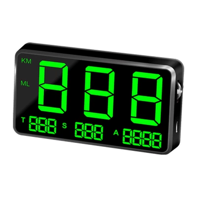 General Motors General Hud Head-Up Display Gps Super-Speed Alarm Mileage Statistics Head-Up Display C80 (Car display) - black-c80-english-version
