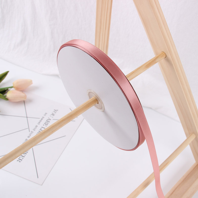 1cm cinta de poliéster al por mayor cinta de color sólido cinta de tela flor material de embalaje regalo arco cinta