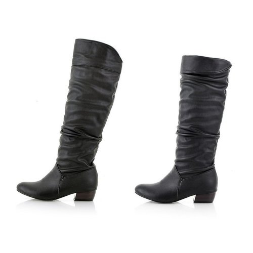 Long Boots Autumn Winter New Martin Boots Long Boots High Heel Women's Boots Black Long Boots White Boots 