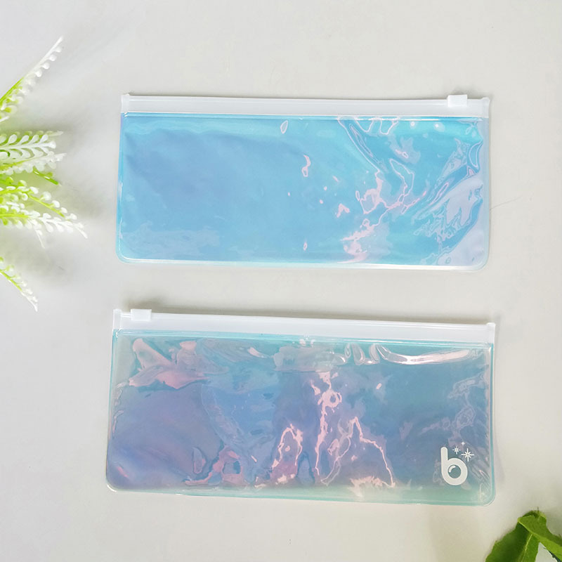 厂家供应PVC幻彩袋 PVC平面袋 PVC包装袋PVC塑料拉链袋自封袋可定