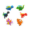 Dinosaur, children's cartoon ring PVC, Aliexpress, European style, Birthday gift