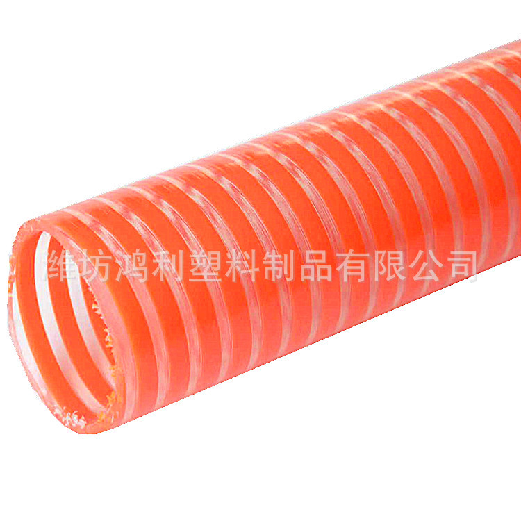 厂 销pvc塑筋螺旋耐磨管大口径PVC塑筋增强牛筋软管102 150 200mm