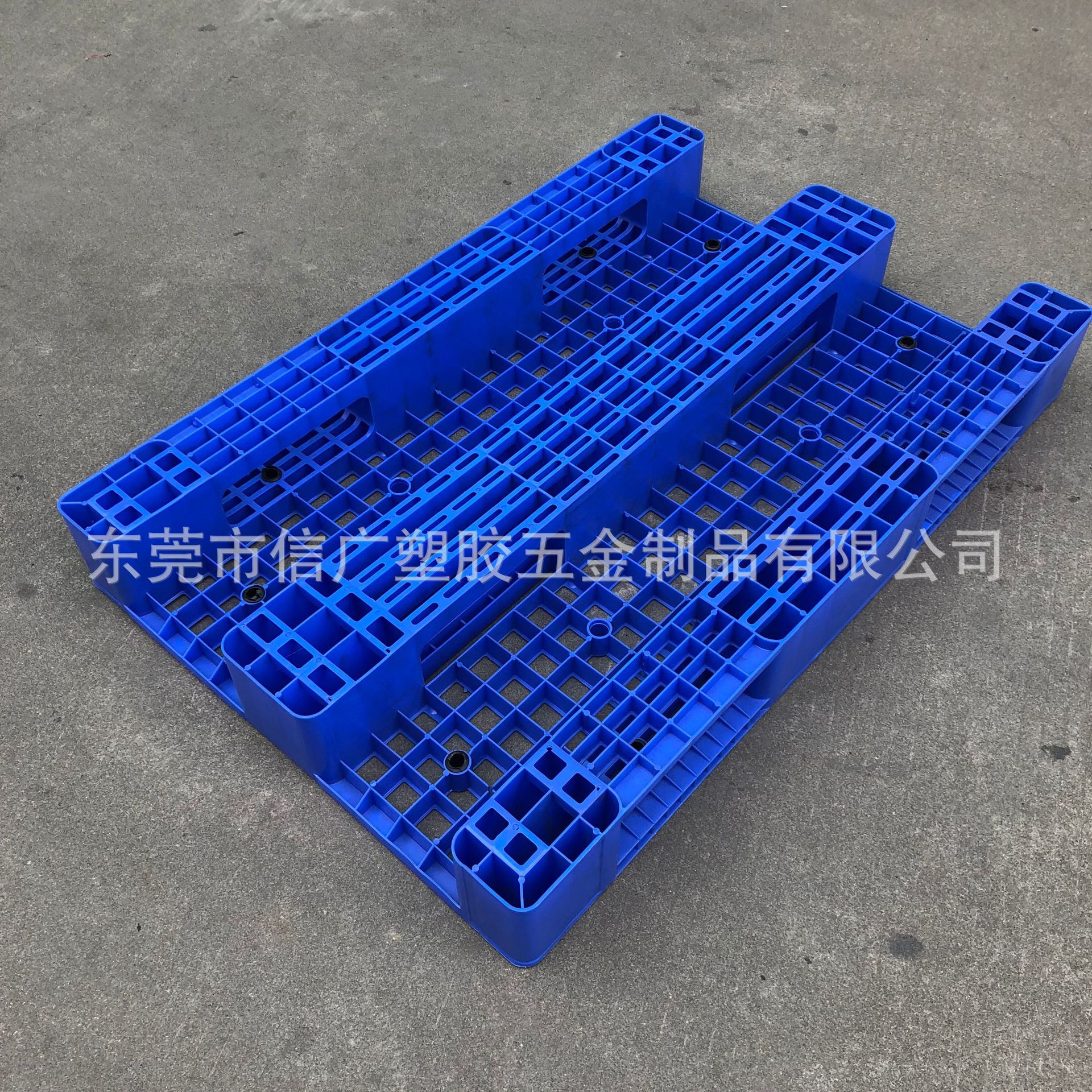 动载1吨 静载4吨可上货架仓储物流卡板 塑料栈板 川字网格地台板