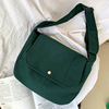 Phone bag for leisure, retro one-shoulder bag, Korean style