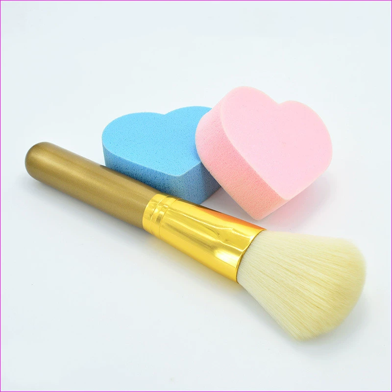 Мужной макияж brush запуск Large Black Wooden Handle Single Cosmetic Tool Powder Rouge Brush Telescopic Brush
