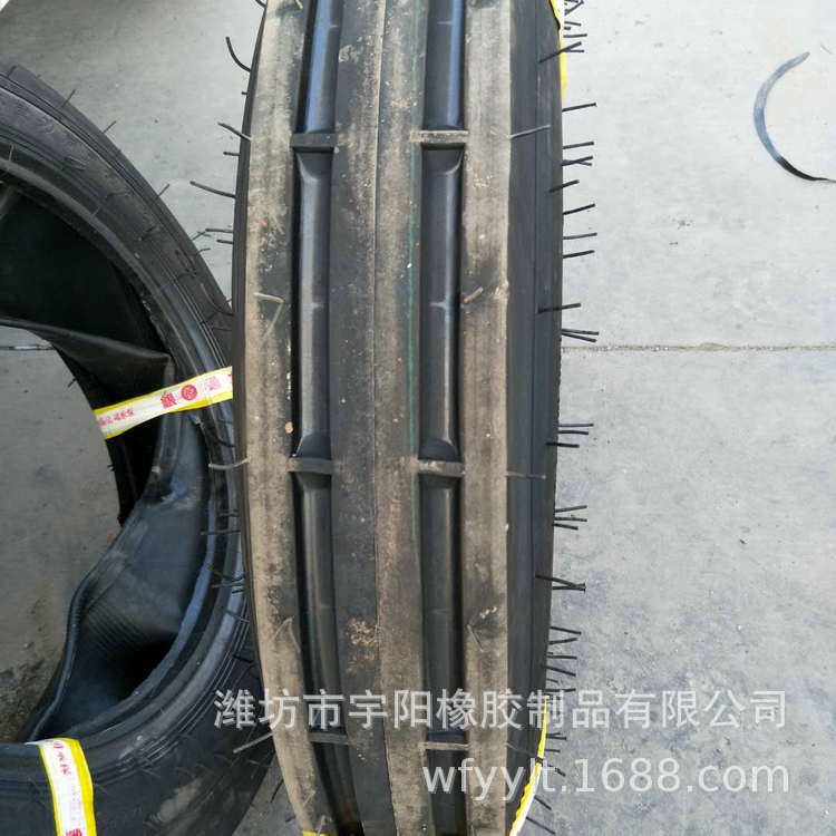 5.00-15 尼龙 拖拉机前轮轮胎 导向花纹   双沟