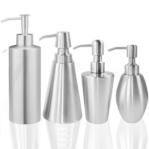 Home hotel bathroom stainless steel 304 hotel lotion bottle refill shower gel shampoo soap dispenser