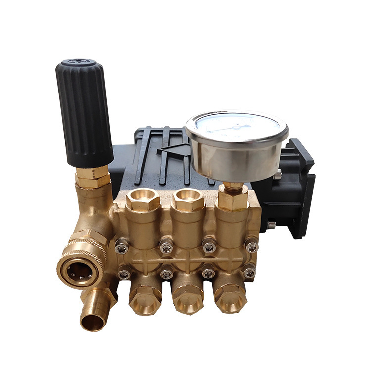 厂家包邮汽油机超高压泵头洗车器喷头瓷柱塞全铜高压泵头