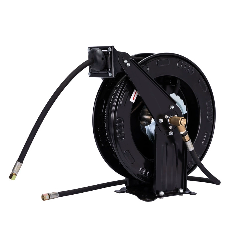 Производители Оптовая автоматический телескопический Ретрактор Автомойка метро спиральная трубка Очистка барабана высокого давления желтая масляная моторная катушка