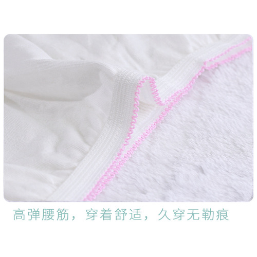 Disposable pure cotton underwear for pregnant and postpartum women, sterile underwear for sitting the month-old, factory wholesale for business trips and travel