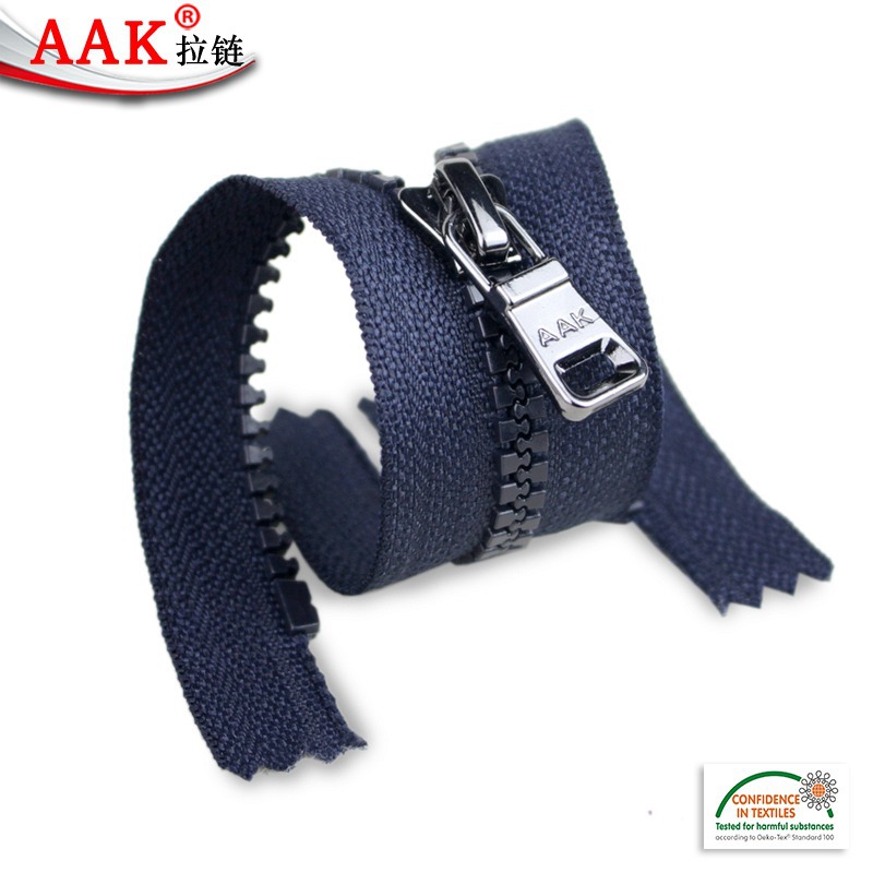 AAK拉链品牌厂家5#树脂闭尾口袋胶牙拉链  外套羽绒服口袋拉链