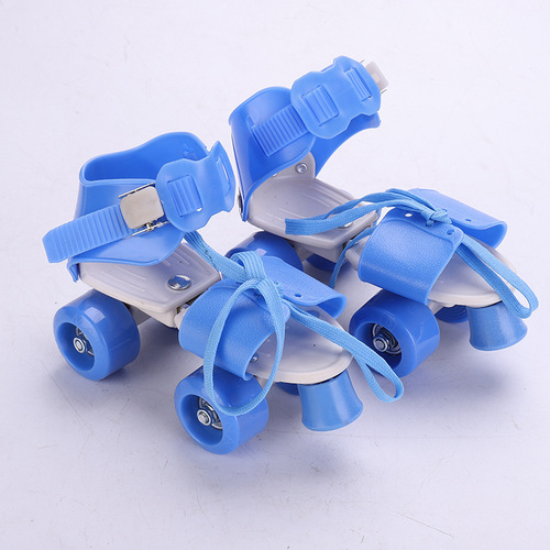 Roller skates with two rows of wheels, four wheels, children's adjustable roller skates, inline skates, roller skates for dry ice skating