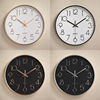 Plastic mute hanging clock wall clock quartz clock stereo number scales, hanging clock watch wholesale 12 -inch 30cm