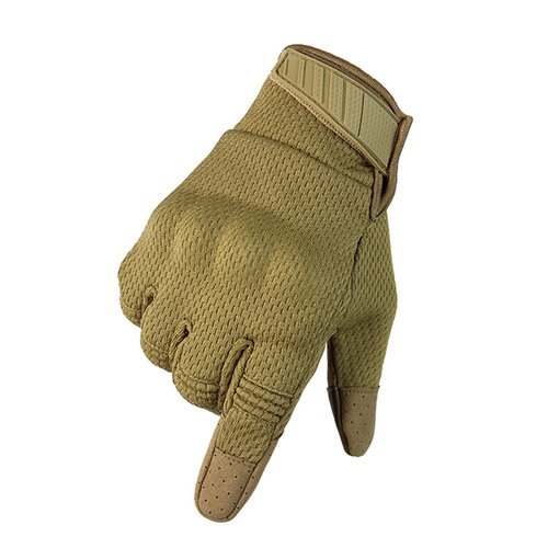 Cross-border outdoor special forces camouflage breathable tactical gloves protective lightweight riding motorcycle gloves touch screen full finger