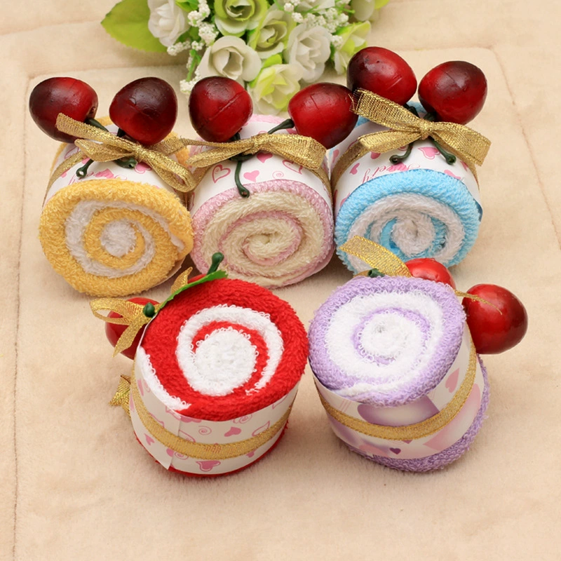 Мешочный Швейцарский рулон Творческая личность Полотенце для укладки оптом Новые Странные продукты Украшение для дня рождения Свадебный подарок