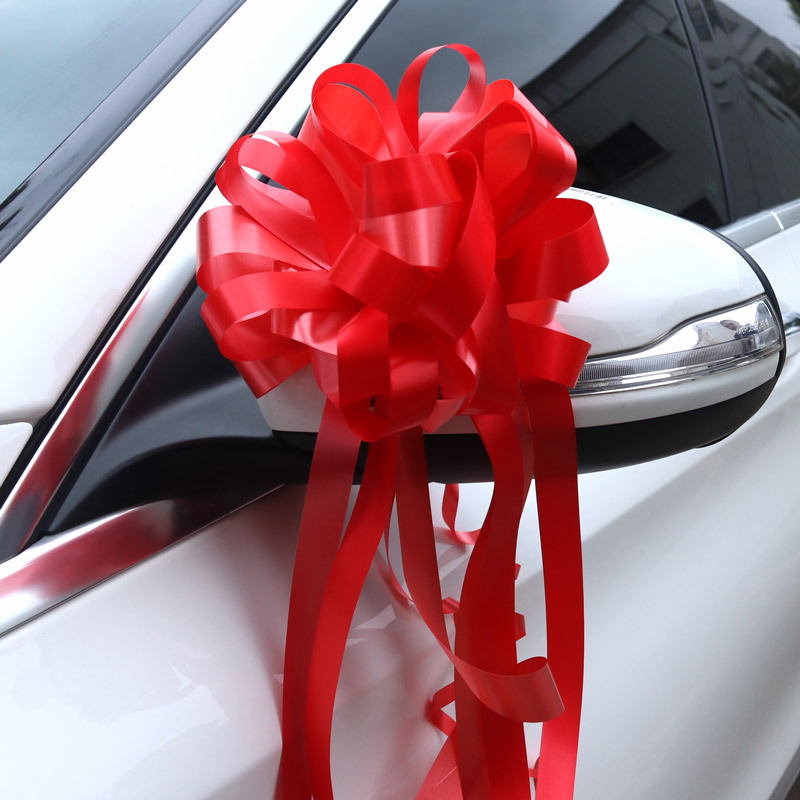 Paquete de 10 nuevos estilos, color perezoso, lazo grande, flores de tirón, floristería, materiales de embalaje, accesorios, suministros