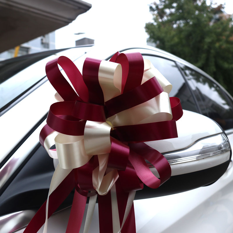 Paquete de 10 nuevos estilos, color perezoso, lazo grande, flores de tirón, floristería, materiales de embalaje, accesorios, suministros