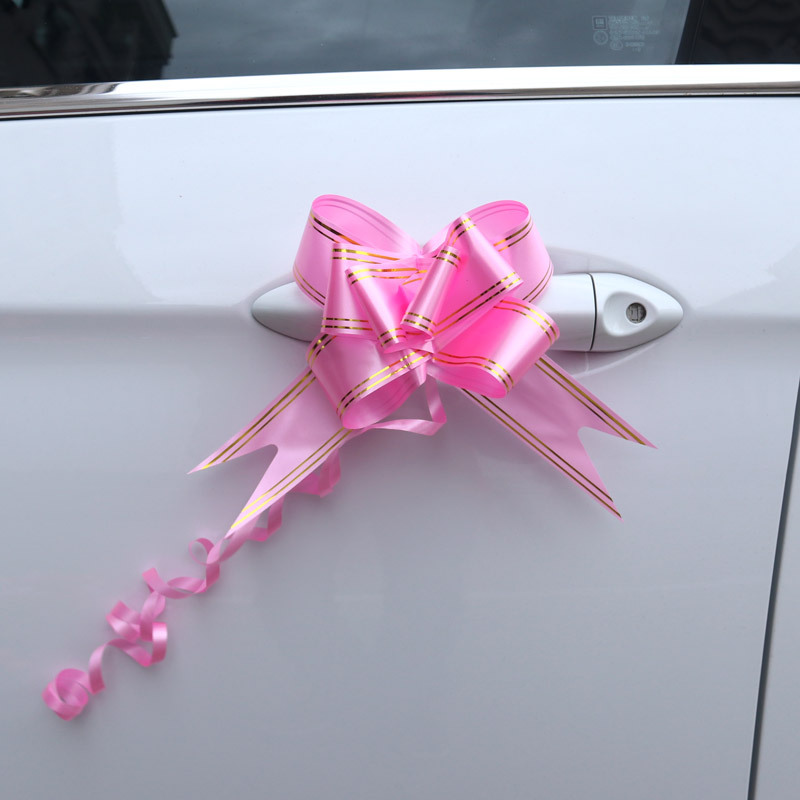 50 borde dorado Xi personaje gran mano tirar flor boda coche tirar flor boda decoración de la habitación de la boda embalaje regalo tirar flor boda