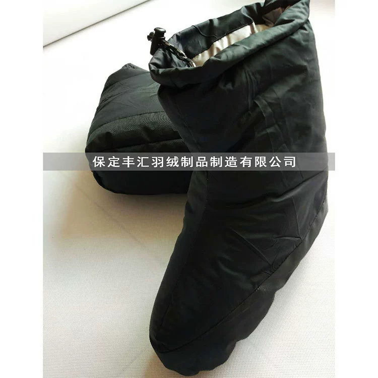 Outdoor down shoe goose down and down socks Outdoor feet keep warm