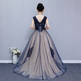 Наряд маленькой принцессы, детское платье девочки цветочницы, сверхдлинное свадебное платье, наряд для музыкальных выступлений, новая коллекция