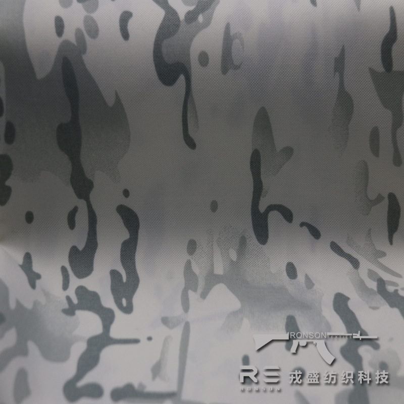 Multicam Alphine MC雪地迷彩考度1000D涤纶高强家纺牛津布PU