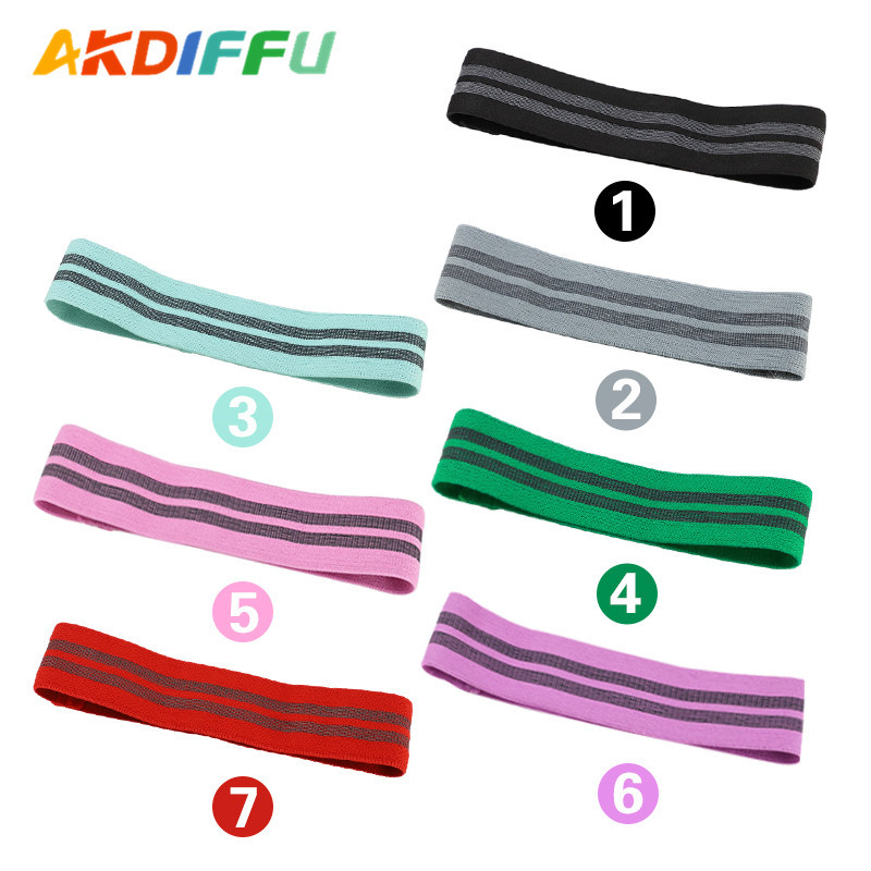 Banda de tensión de algodón Yoga transfronteriza Abuso del círculo de la cadera Anillo de cadera en cuclillas banda elástica no fácil de deslizar banda de resistencia