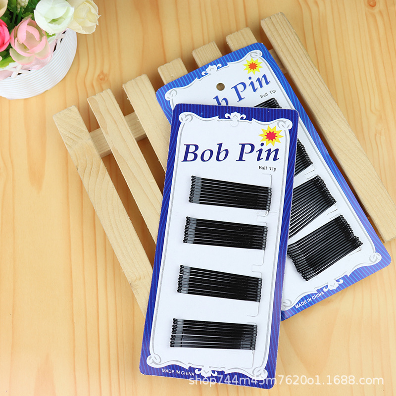 发夹黑色一字夹头饰成人发饰品韩国发卡刘海夹顶夹小边夹影楼卡子