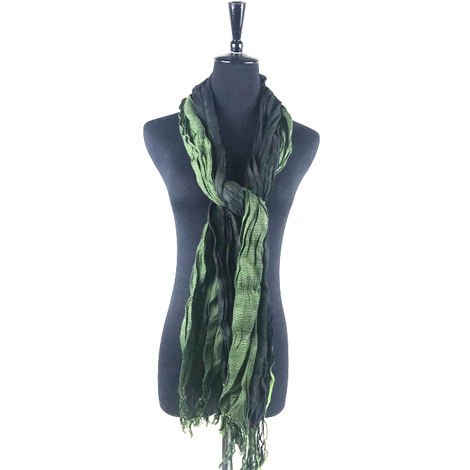 Extra‑Long Faux Fur Scarf with Tassels, Elegant Plaid Shawl, 200 × 62 cm