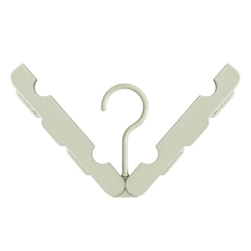Nordic style portable travel folding clothes hanger, outdoor travel multifunctional magic clothes drying hanger, anti-slip clothes hanger 50g