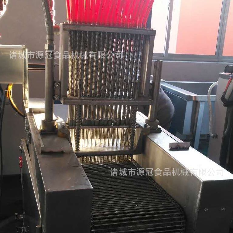 促销全自动盐水注射机鸡鸭牛肉腌渍料注入机器 鲜肉腌渍嫩化设备