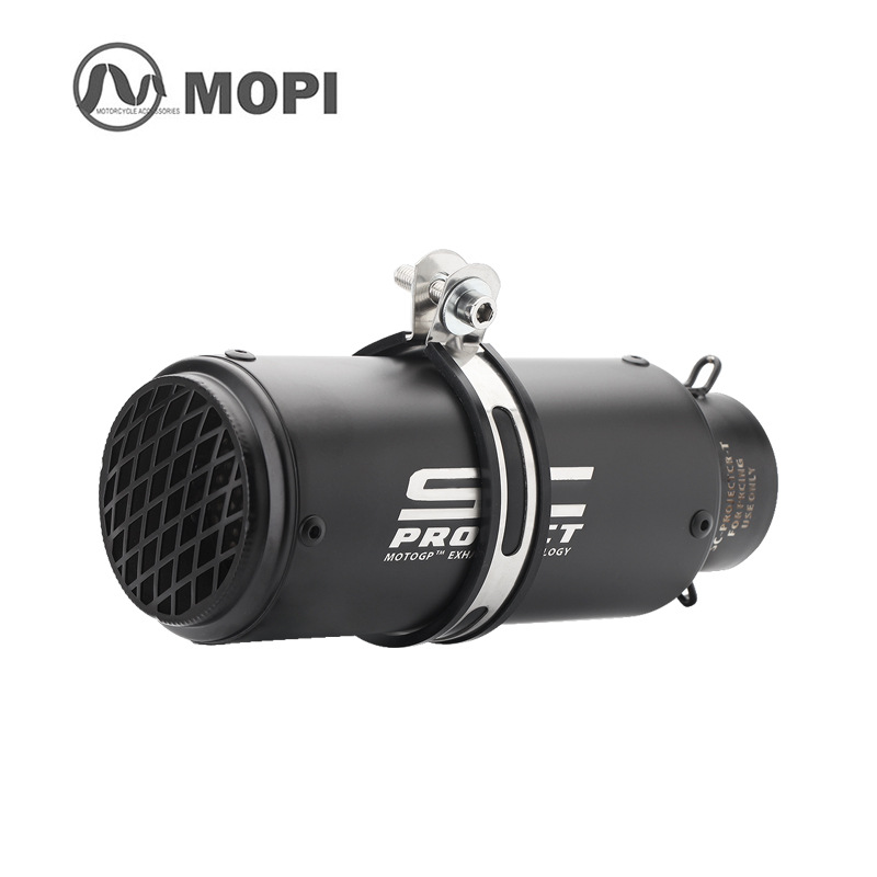 Motorcycle Modified Sportbike, Yamaha Exhaust pipe - sc-round-mouth-with-mesh-51mm-diameter-laser