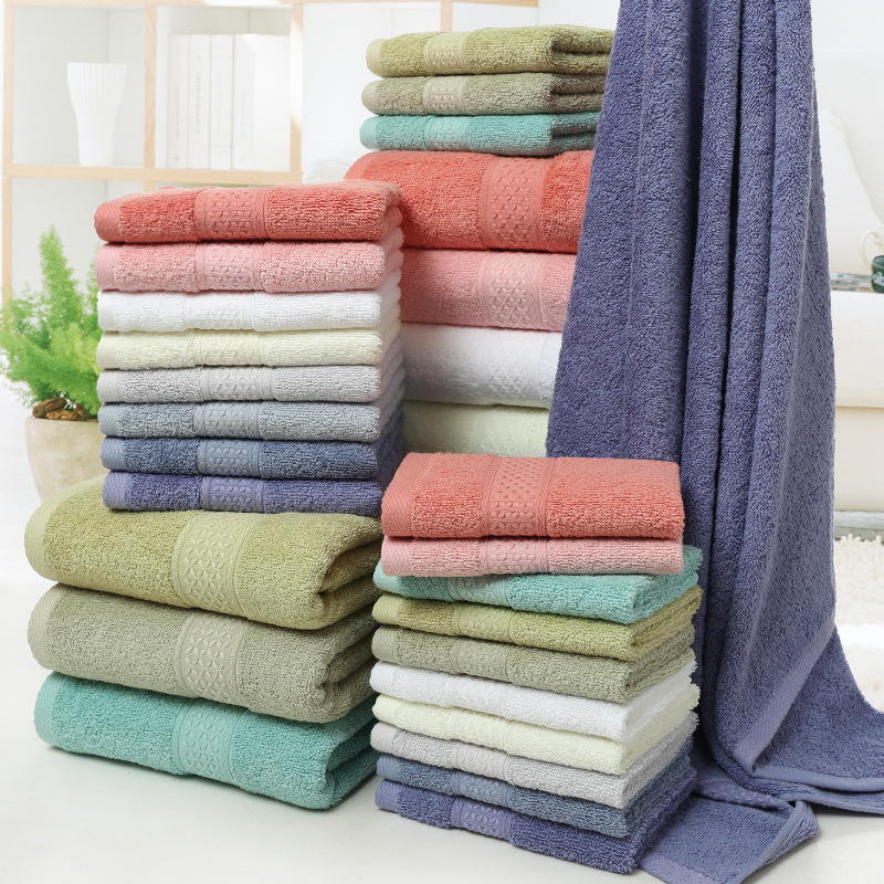 Foreign trade export long staple cotton 12 color set gift box towel bath towel three piece set gift set towel cotton embroidery logo Foreign trade export long staple cotton 12 color set gift box towel bath towel three piece set gift set towel cotton embroidery logo