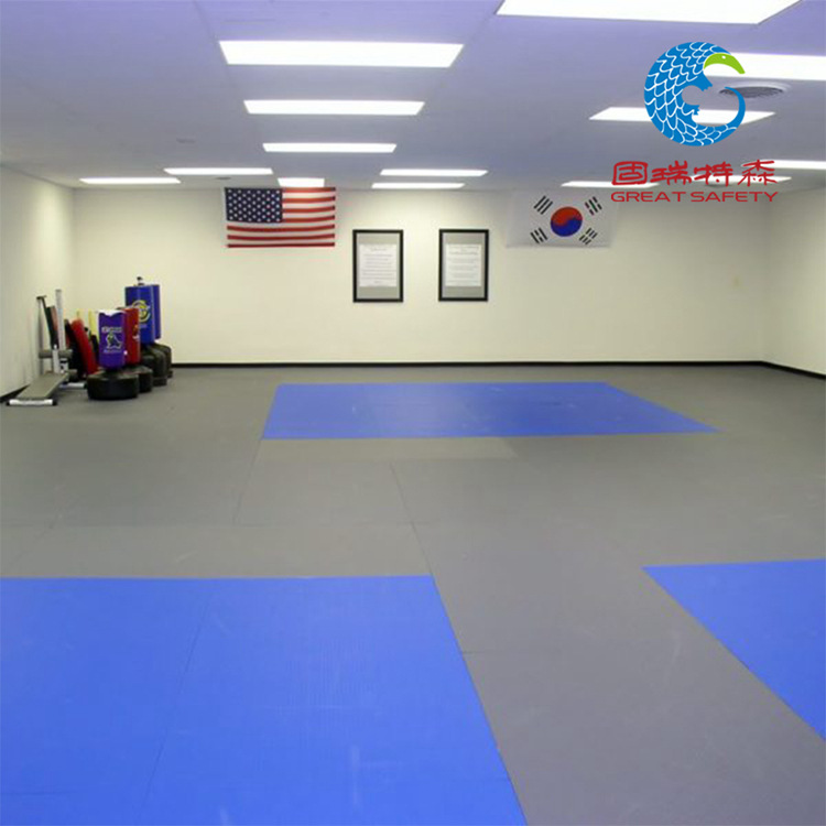 Judo Mats for Competitions! Environmental Certification! Surface Covered with Rubber Anti-Slip Layer for Judo, Wrestling and Judo Training