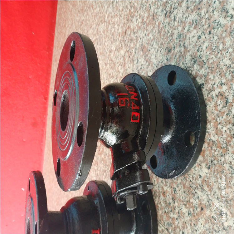 铸铁球阀Q41F-16 DN100铸铁法兰球阀手动式水阀