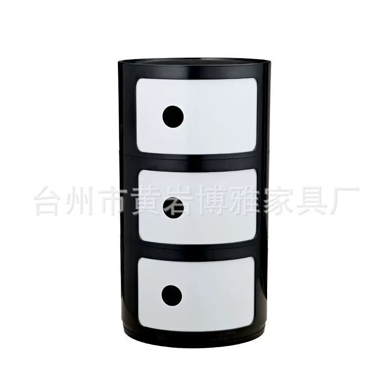 Mini small bedside cabinet simple modern bedroom corner cabinet storage cabinet multifunctional round storage cabinet