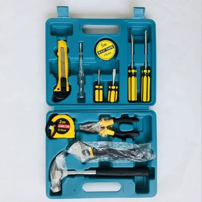 Repair kit toolbox set household hardware - large-12-piece-tool-set
