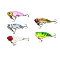 Blood-Channel Double Hooks Metal VIB Vibrating Freshwater Long-Range Lure for Curved-Bill Bass – 7g & 12g Bean Style