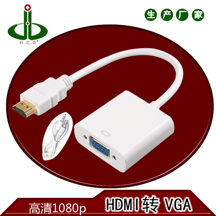 Mini HDM Mirco dvii a VGA transferencia HD convertidor de cabeza de alambre computadora misma pantalla Monitor TV