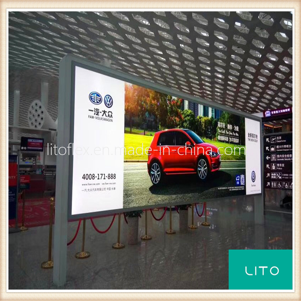 厂家PVC内光灯箱大型灯箱广告牌喷绘材料高端刀刮双喷内打灯布