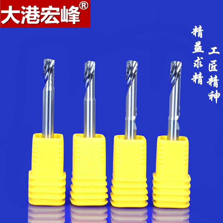 Односторонний фрезерный станок для полировки алюминия 3175, гравировальный станок для алюминиевой пластины, нож с ЧПУ из вольфрамовой стали без заусенцев