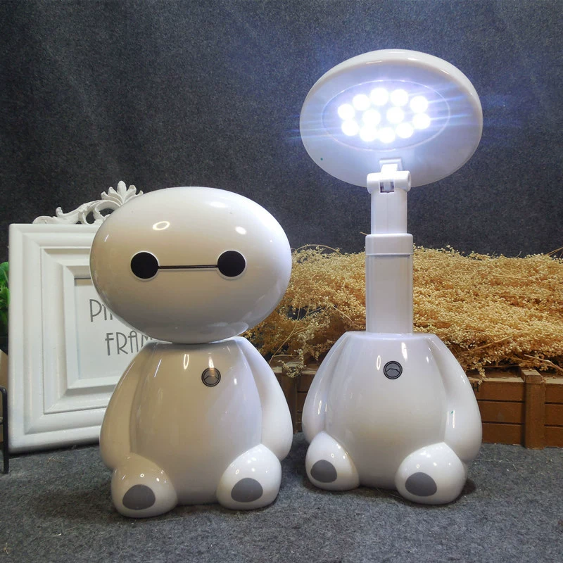LED мультяшная настольная лампа, ночник с защитой глаз, креативный подарок, 17.5×10.5 см