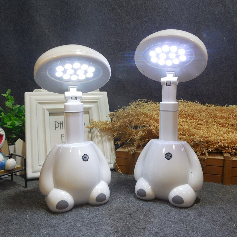 LED мультяшная настольная лампа, ночник с защитой глаз, креативный подарок, 17.5×10.5 см