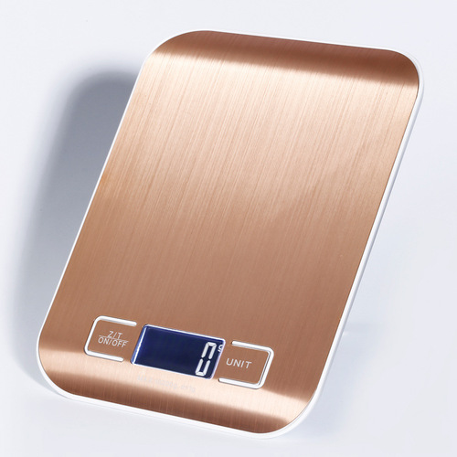 Rechargeable stainless steel electronic scale wholesale kitchen electronic scale 5kg household food scale baking gram kitchen scale