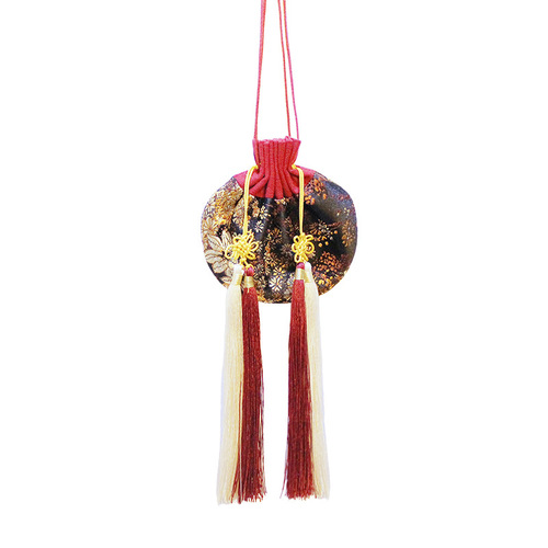 Qian Li Dragon Year Aromatherapy Sachet Empty Pouch Aromatherapy Bag Ancient Style Aromatherapy Car Suspension Chinese Knot Double Tassel Silk Brocade Edge